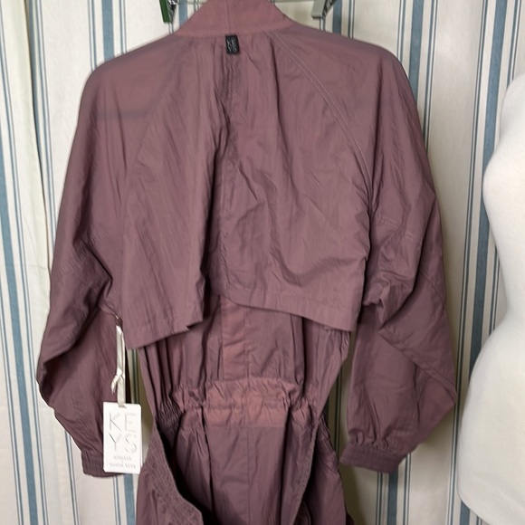 Athleta x Alicia Keys Keys Utility Jumpsuit gold hardware smoked almond - Picture 8 of 11